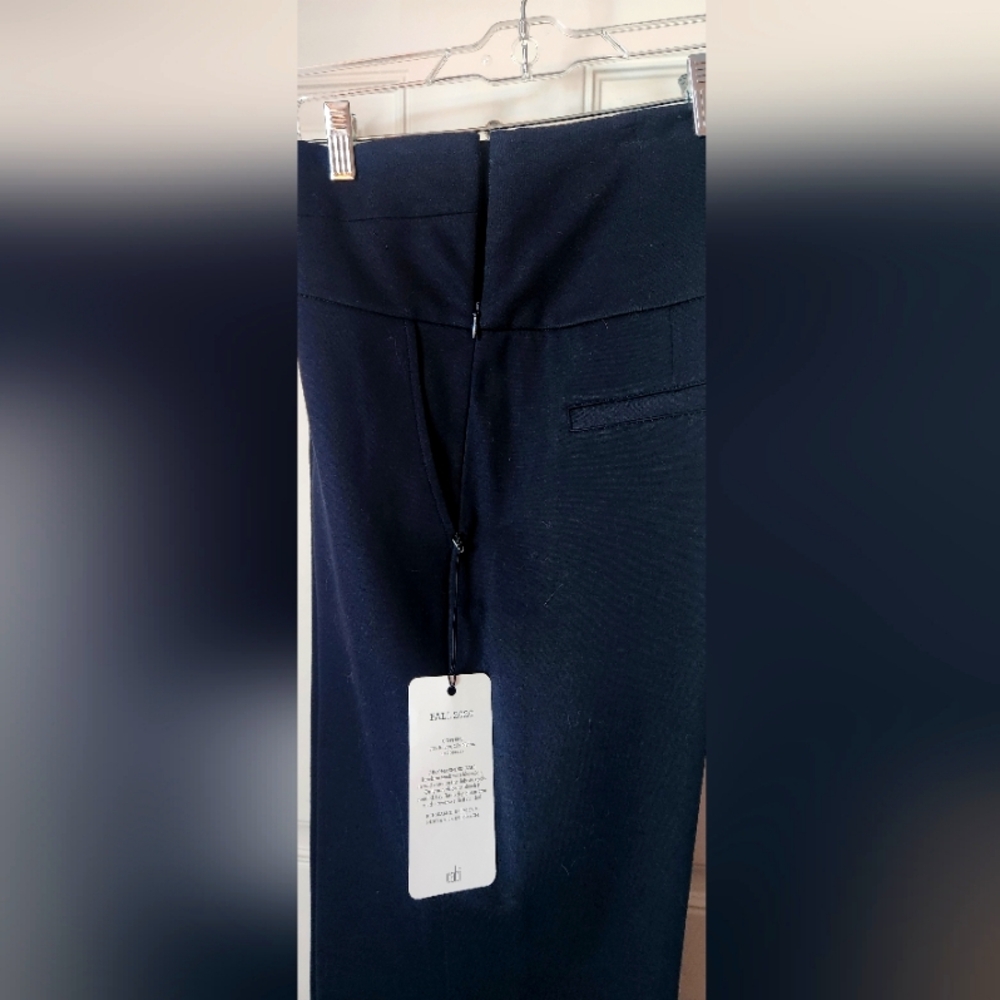 Cabi trousers, size 12 r, Navy, straight leg